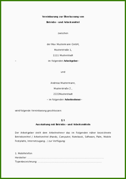 das beispiel von übergabeprotokoll arbeitskleidung vorlage überraschen muster vorlage rückgabe und vereinbarung zur überlassung von arbeitsmitteln vorlage excel